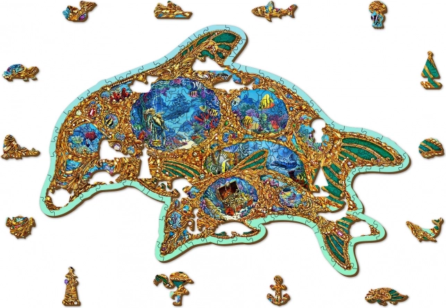WOODEN CITY Wooden Puzzle Sea Jewels – 250 pieces, eco