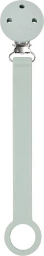 Nattou silikoonist lutihoidja klamber dark grey