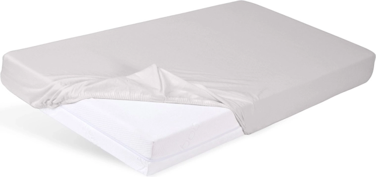 Babymatex pinguldatav jersey-lina võrevoodile 60 × 120 cm, helehall