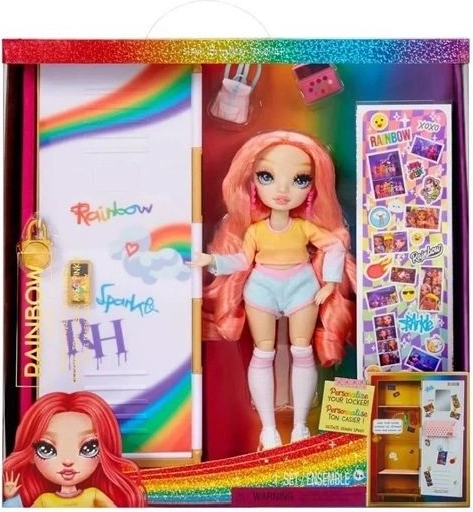 Rainbow High moenukk koolikapiga ja tarvikutega