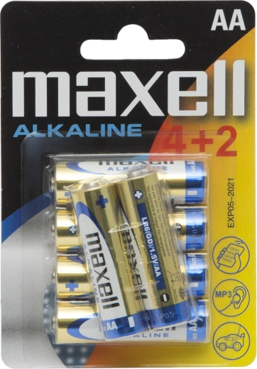 Leelispatarei AA LR6 1,5 V, 6 tk