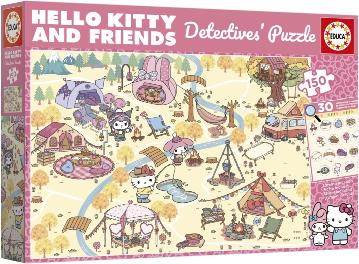 Educa detective puzzle Hello Kitty & friends 150 pieces
