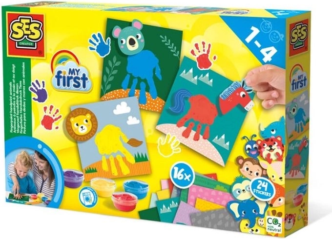 SES Creative My first sõrmevärvimine – loomakesed