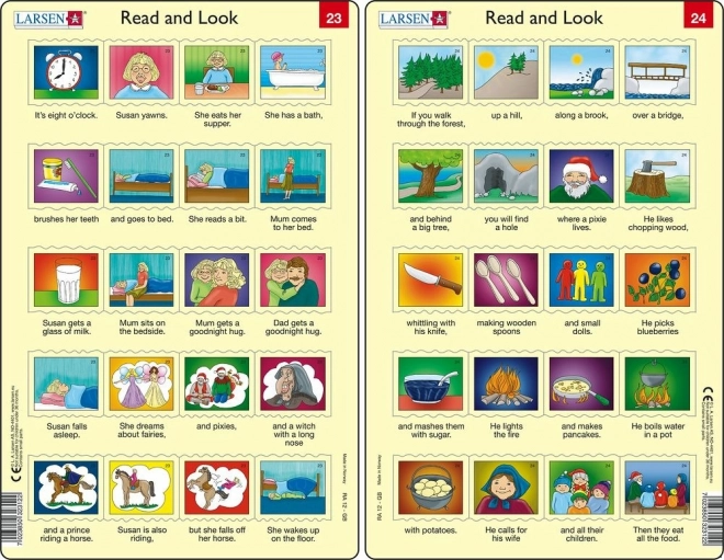 Puzzle Inglise keel – pikemad laused, 20 tükki