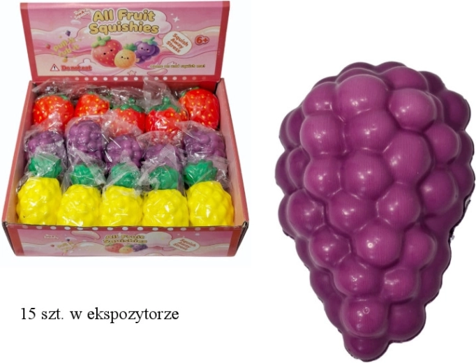 Antistressist pigistatav pall Puuviljade segu - 1 tk