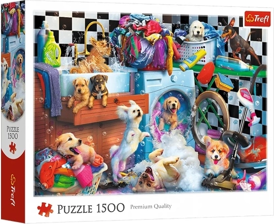 Puzzle Psie szaleństwo 1500 pieces
