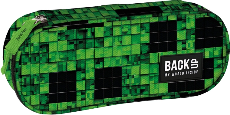 School pencil case pouch BackUP – pixel design