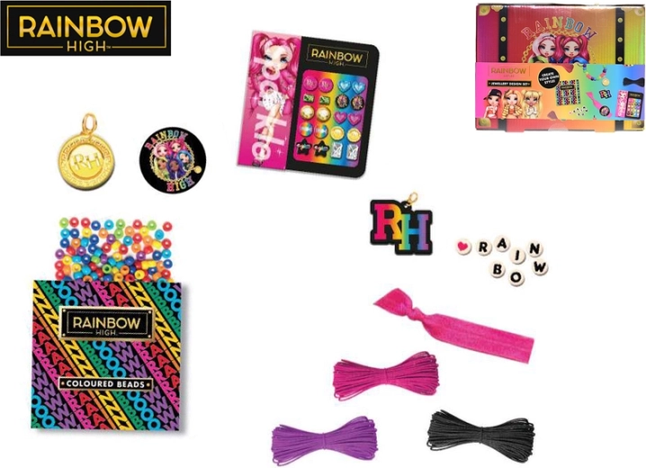 Rainbow High loovkomplekt ehete valmistamiseks hoiukarbis