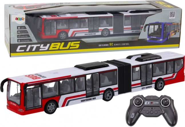 Fun RC City Bus Red-White