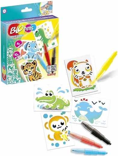 Blopens mini set Animals – creative airbrush kit for kids