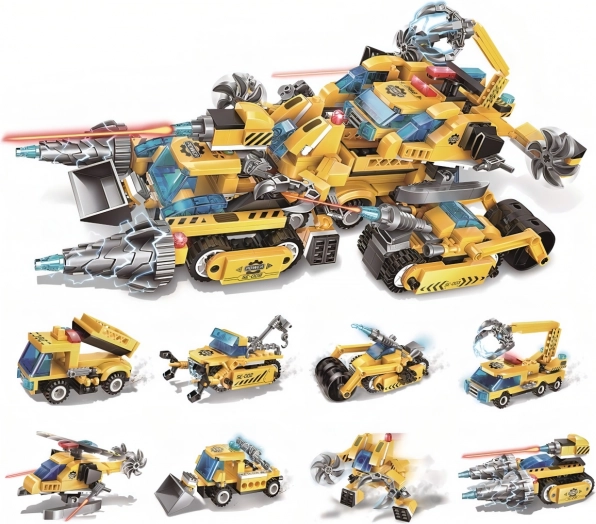 Ehituskomplekt QMAN THE LEGEND OF CHARIOT 8in1 – ehitustehnika