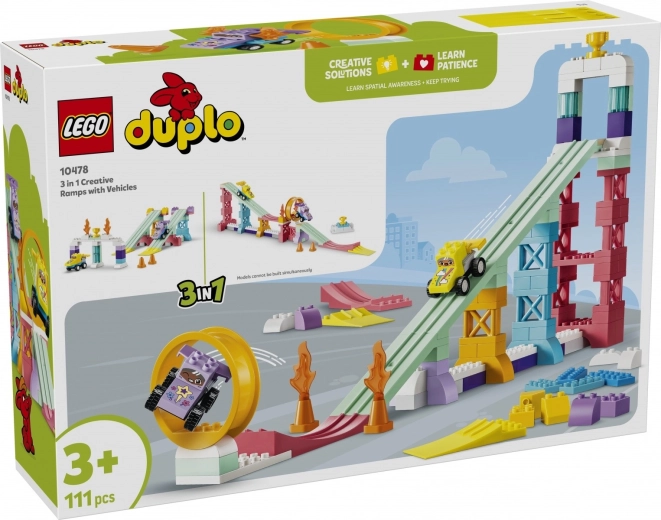 LEGO DUPLO loomingulised kaldteed 3 ühes sõidukitega