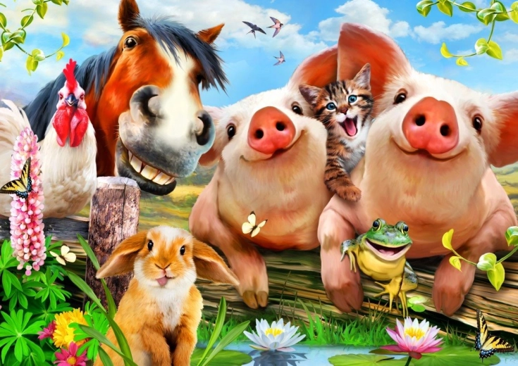 Puzzle Cute Pets 500 Pieces BLUEBIRD