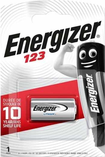 Energizer Lithium Photo Battery CR123A 3 V