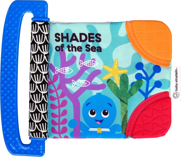 Baby Einstein pehme raamat närimisosade ja tekstuuridega Shades of the Sea, alates 0 kuu vanusest