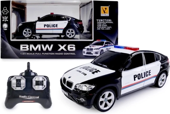 Kaugjuhtimisega politseiauto BMW X6 stiilis