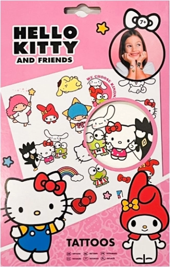 Hello Kitty ajutine tätoveering