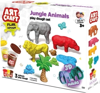 Art Craft modeling set – African animals 168 g