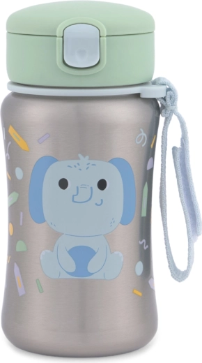 Skip Hop roostevabast terasest joogipudel kõrrega Besties Squad elevant 350 ml (12k+)