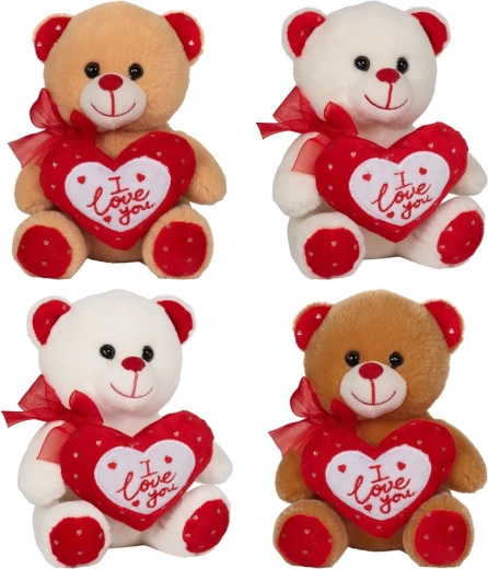 plüüsist valentinipäeva karuke südamega “I love you” 15 cm