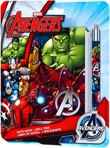 Avengers notebook and pen set