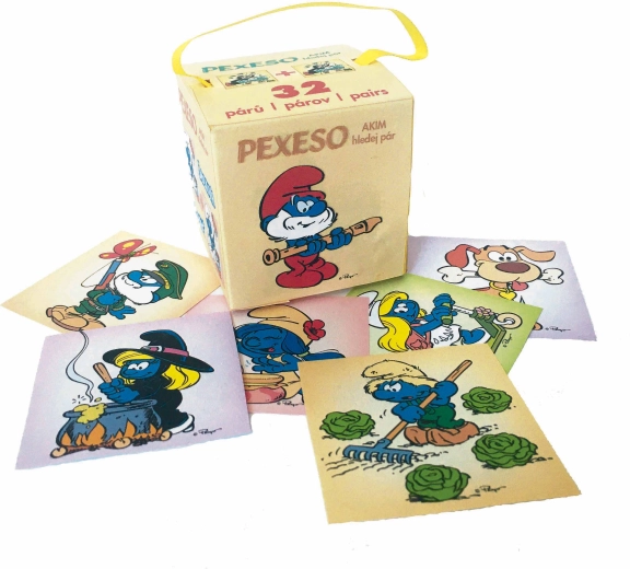Smurfs Memory Match in a Paper Box