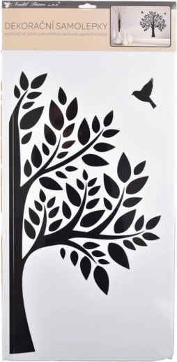 Seinakleebis Puu must 32 × 60 cm