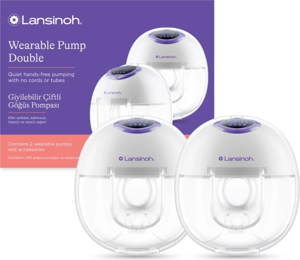 Lansinoh Electric Double Hands-Free Breast Pump Duo