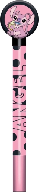 Disney wooden pencil topper Stitch and Angel