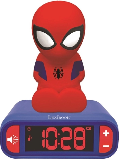 Spider-Mani 3D-öövalgusega äratuskell