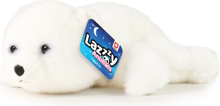 Pehme valge kaisukaru LAZZY ANIMALS 29 cm