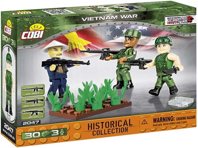 Cobi ajalooline kollektsioon Vietnam War 3 figuuri komplekt