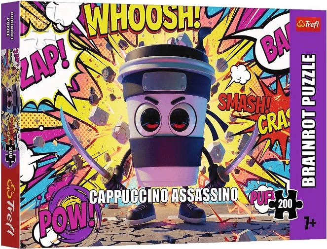 Trefl puzzle BrainRots Cappuccino Assassino 200 tükki