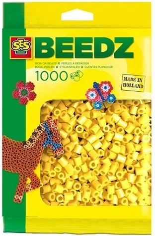 SES Creative Iron-On Beads Yellow 1000 pcs
