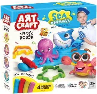 Art Craft modelling set – sea animals 200 g