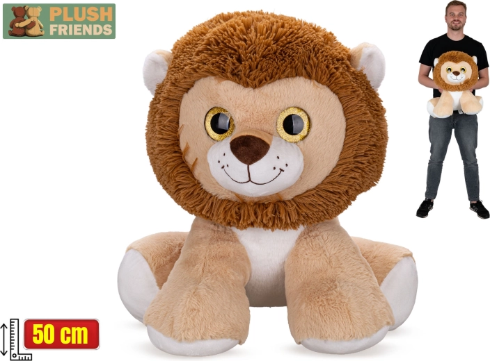 Plush Friends plüüsist lõvi 50 cm, istuv