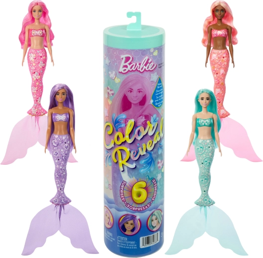 Barbie Color Reveal üllatus – merineitsi tarvikutega