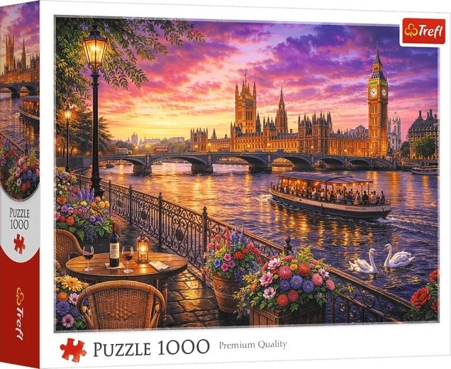 Trefl pusle „Õhtu Thamesil, London“, 1000 tükki