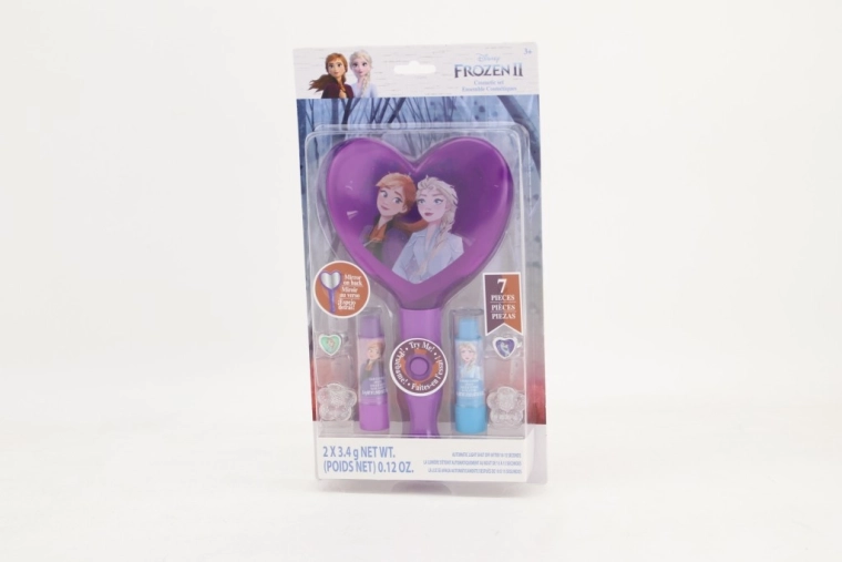 cosmetic set with light-up mirror frozen kingdom
