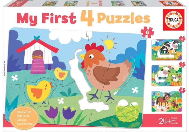 Minu esimesed pusled emad ja pojad 4in1 EDUCA