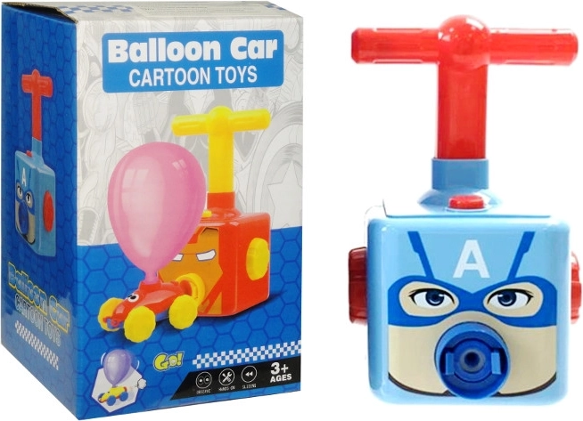 Hand Pump Balloon Racer Car Set
