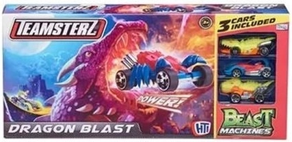 Teamsterz Track Set with Loop and Dragon + 3 Cars