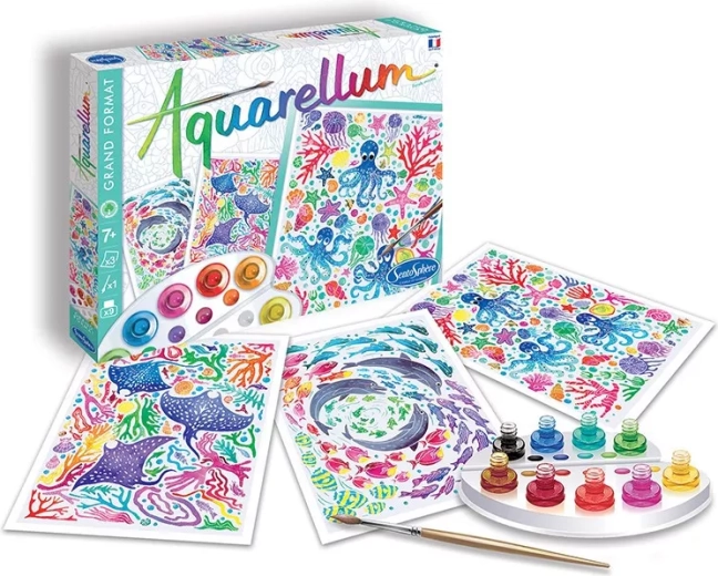 Sentosphere watercolor creative set – sea floor