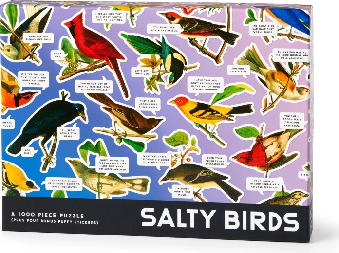 Galisoni pusle Salty Birds 1000 tükki koos boonusena 3D-kleebistega