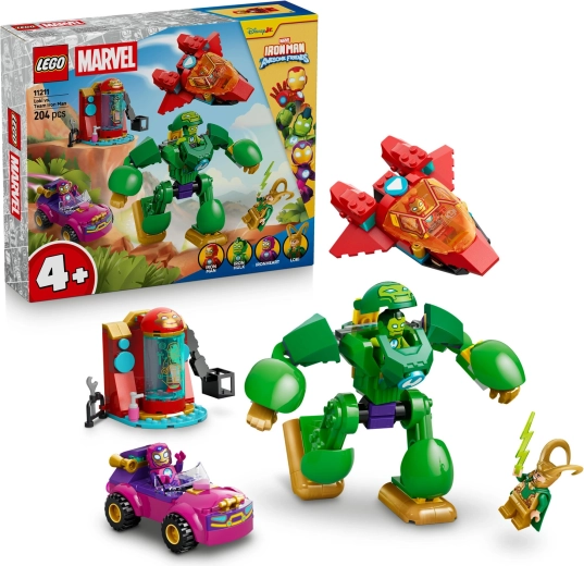 LEGO Marvel Loki Iron Mani meeskonna vastu