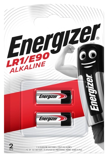 Energizer LR1/E90 leelispatareid, pakis 2 tk