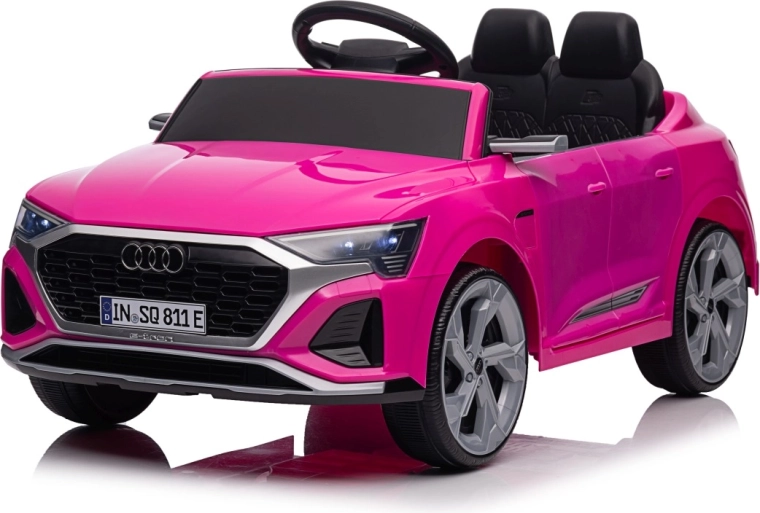 Roosa elektriauto lastele Audi SQ8