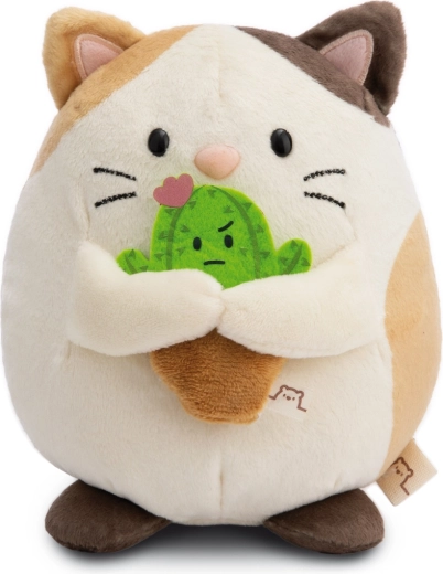 Nici plush cat MyMochi Angy with cactus 27 cm