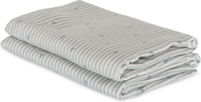 Nuuroo Josefine musliinist bambusmähkmed Stripe Anchor (2 tk)
