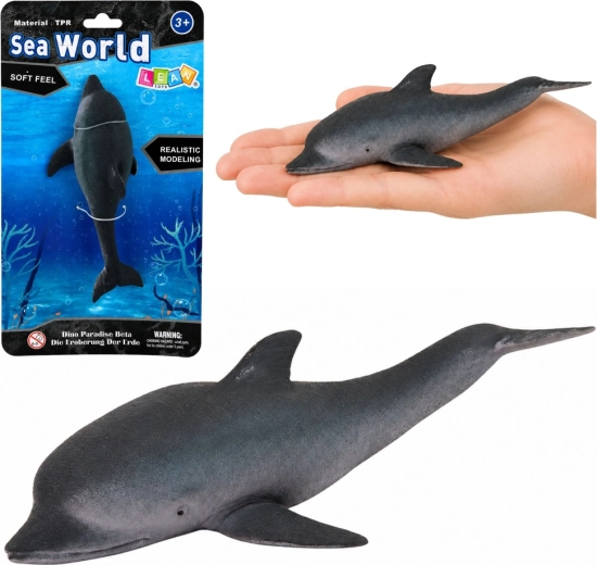 Realistlik kummist mere delfiini figuur TPR 17,5 cm – 1 tk